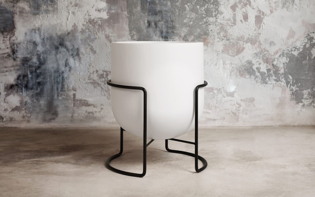Rotunda Planter with Stand