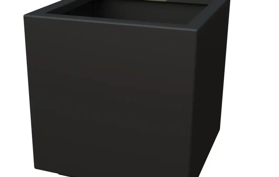 Metal Cube Planter