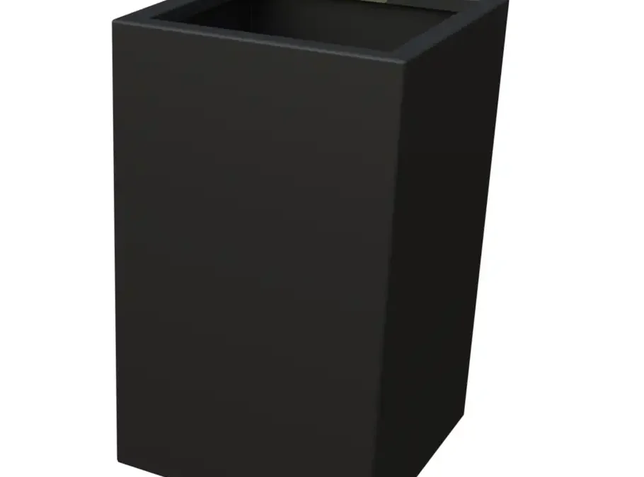 Tall Metal Cube Planter
