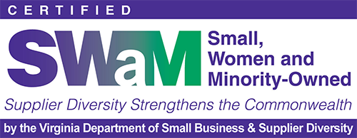 Small Women and Minority-owned (SWAM) logo